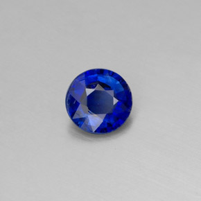 Disthène Bleu naturelle Coupe roude, 0.44 ct, VS-SI