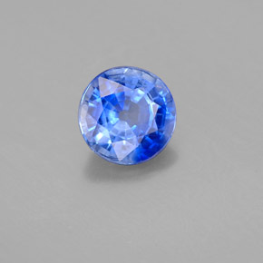Disthène Bleu naturelle Coupe roude, 1.44 ct, SI