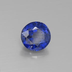 Disthène Bleu naturelle Coupe roude, 1.23 ct, VS-SI