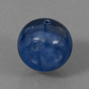 Cyanite bleue naturelle sphère / boule, 16,81 ct, opaque