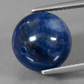 Cyanite bleue naturelle sphère / boule, 12,83 ct, opaque