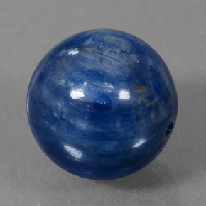Cyanite bleue naturelle sphère / boule, 12,83 ct, opaque