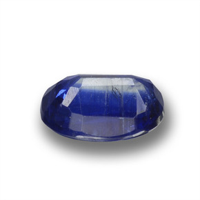 Cyanite bleue naturelle coupe ovale, 1,11 ct, VS-SI