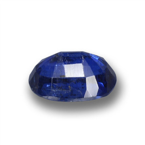Disthène Bleu foncé naturelle Coupe ovale, 1.08 ct, VS-SI