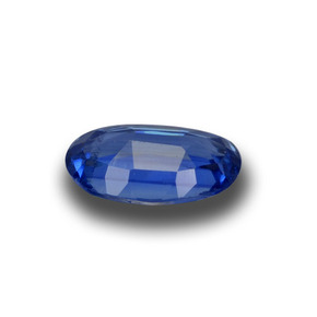 Cyanite bleue naturelle coupe ovale, 1,19 ct, VS-SI