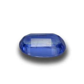 Cyanite bleue naturelle coupe ovale, 1,53 ct, VS-SI