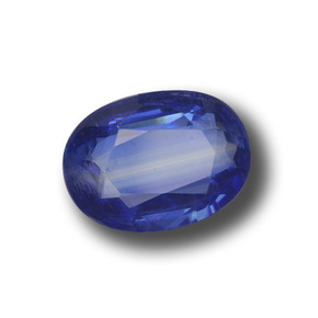 Cyanite bleue naturelle coupe ovale, 2,31 ct, VS-SI