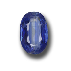 Cyanite bleue naturelle coupe ovale, 2,01 ct, VS-SI