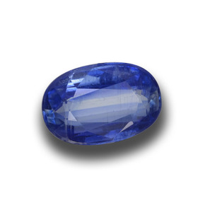 Cyanite bleue naturelle coupe ovale, 2,01 ct, VS-SI