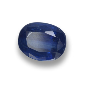 Disthène Bleu foncé naturelle Coupe ovale, 1.74 ct, VS-SI