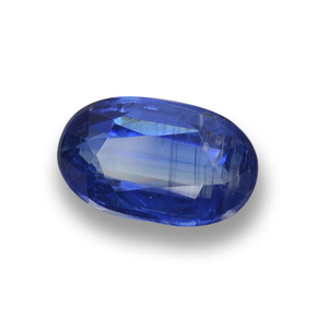 Cyanite bleue naturelle coupe ovale, 1,61 ct, VS-SI