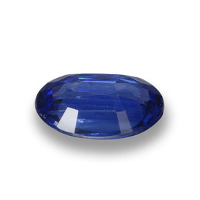 Cyanite bleue naturelle coupe ovale, 1,68 ct, VS-SI