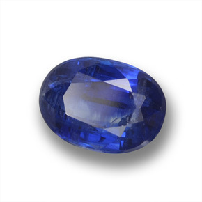 Disthène Bleu foncé naturelle Coupe ovale, 1.30 ct, VS-SI