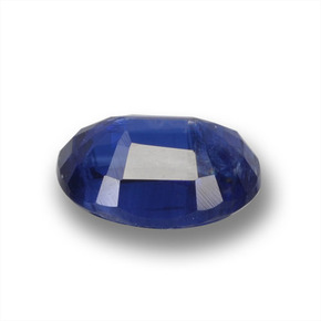 Disthène Bleu foncé naturelle Coupe ovale, 1.30 ct, VS-SI