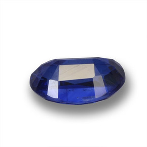 Cyanite bleue naturelle coupe ovale, 1,01 ct, VS-SI