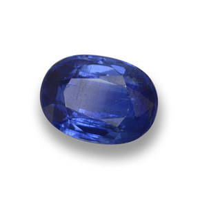 Cyanite bleue naturelle coupe ovale, 0,92 ct, VS-SI