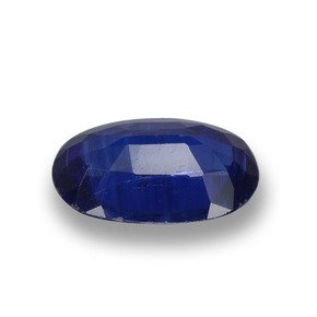Cyanite bleue naturelle coupe ovale, 0,99 ct, VS-SI
