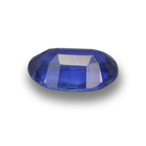 Disthène Bleu foncé naturelle Coupe ovale, 1.22 ct, VS-SI