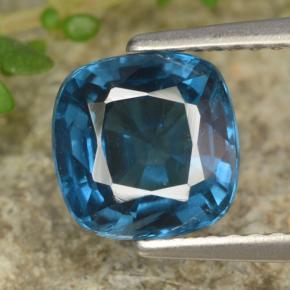 Disthène Bleu naturelle Coupe coussin, 2.04 ct, VS