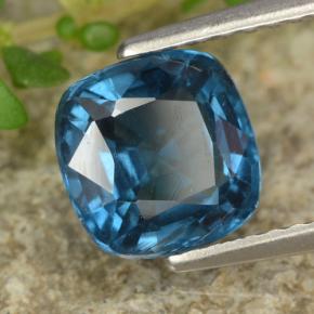 Disthène Bleu naturelle Coupe coussin, 2.04 ct, VS