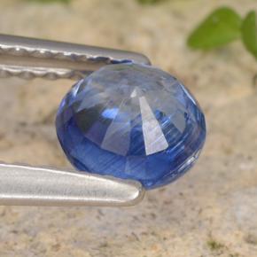 Disthène Bleu naturelle Coupe roude, 0.71 ct, VS-SI