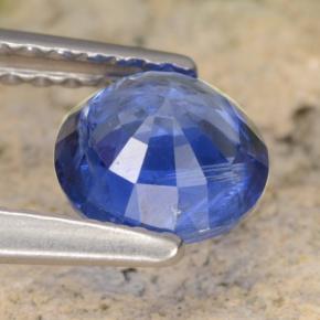 Cyanite bleue naturelle coupe roude, 0,98 ct, VS-SI