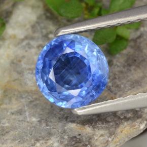 Disthène Bleu naturelle Coupe roude, 1.05 ct, VS-SI