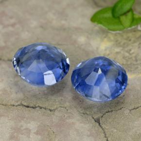 Achetez naturel 1.29ct Bleu Disthène gems, Coupe roude, En provenance Népal chez GemSelect. En stock, livraison internationale!