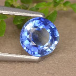 Disthène Bleu naturelle Coupe roude, 0.76 ct, VS-SI