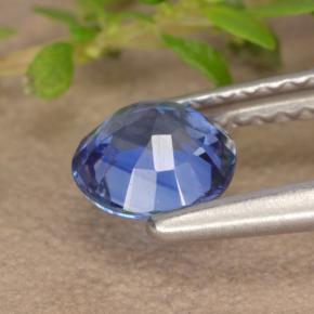 Disthène Bleu naturelle Coupe roude, 0.76 ct, VS-SI