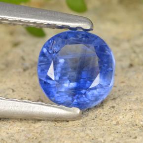 Disthène Bleu naturelle Coupe roude, 0.74 ct, VS-SI