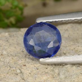 Cyanite bleue naturelle coupe roude, 0,54 ct, VS-SI