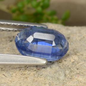 Disthène Bleu naturelle Coupe ovale, 1.14 ct, VS-SI