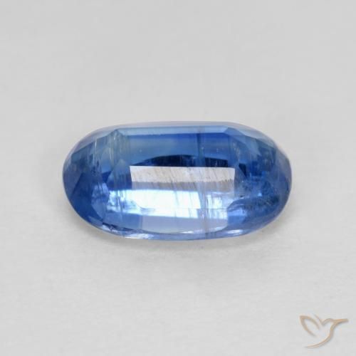 Disthène Bleu marine naturelle ovale, 1.02 ct, SI