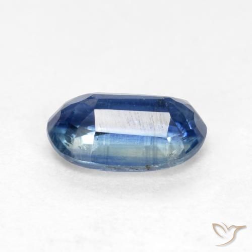 Disthène Bleu foncé naturelle ovale, 0.98 ct, SI