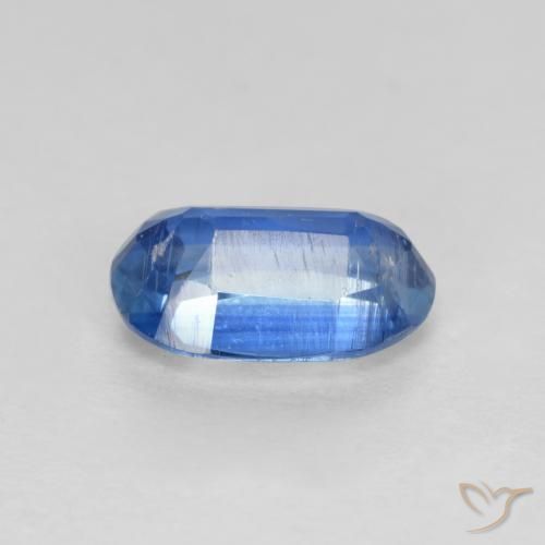 Disthène Bleu foncé naturelle ovale, 1.07 ct, SI