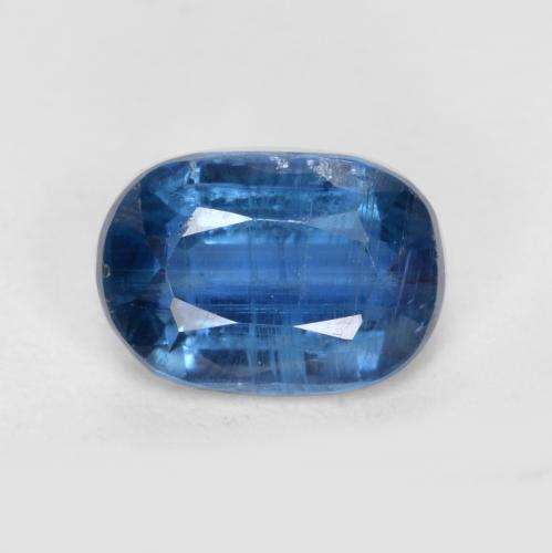 Cyanite bleue naturelle coupe ovale, 1,18 ct, SI