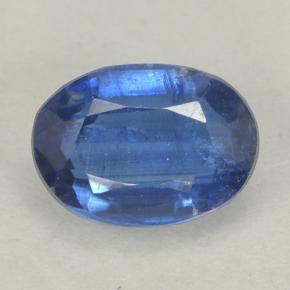 Cyanite bleue naturelle coupe ovale, 1,12 ct, VS-SI