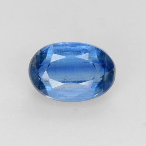 Disthène Bleu marine vif naturelle Coupe ovale, 0.76 ct, SI