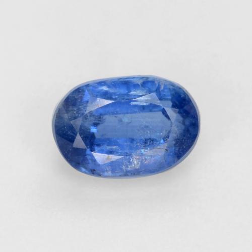 Cyanite bleue naturelle coupe ovale, 0,82 ct, SI
