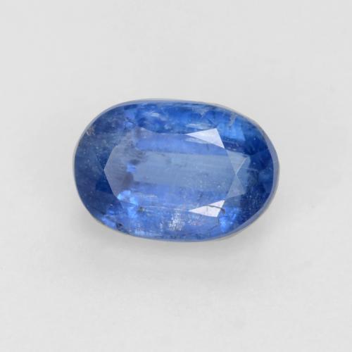 Cyanite bleue naturelle coupe ovale, 0,82 ct, SI