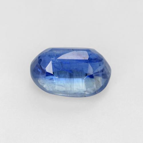 Cyanite bleue naturelle coupe ovale, 0,82 ct, SI