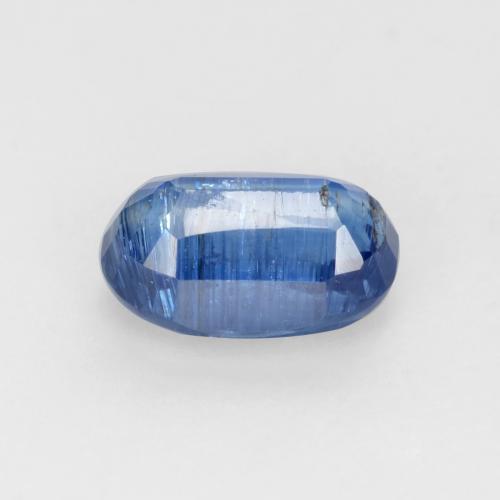 Cyanite bleue naturelle coupe ovale, 0,74 ct, SI-I1