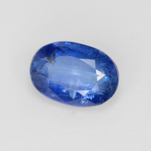 Cyanite bleue naturelle coupe ovale, 0,68 ct, SI
