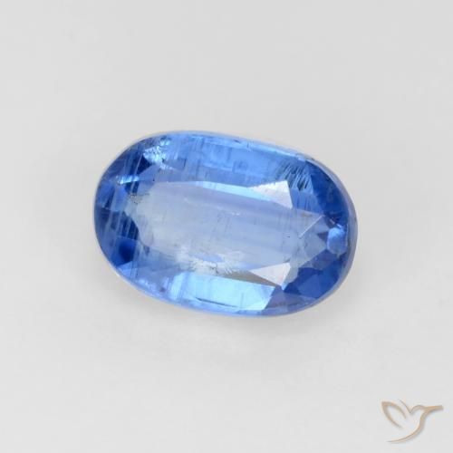 Disthène Bleu moyen naturelle ovale, 0.72 ct, SI