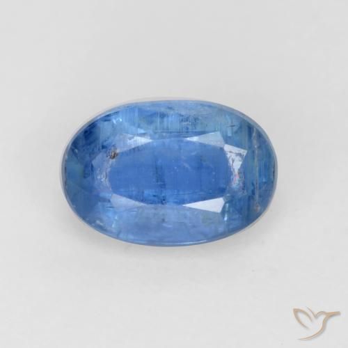 0.78ct Naturel Bleu vif Disthène, ovale, SI
