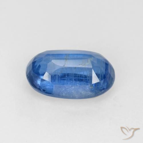 Disthène Bleu vif naturelle ovale, 0.78 ct, SI