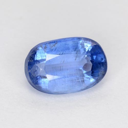 Disthène Bleu marine léger naturelle Coupe ovale, 0.78 ct, SI