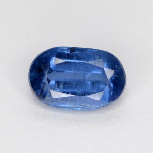 Cyanite bleue naturelle coupe ovale, 0,70 ct, SI