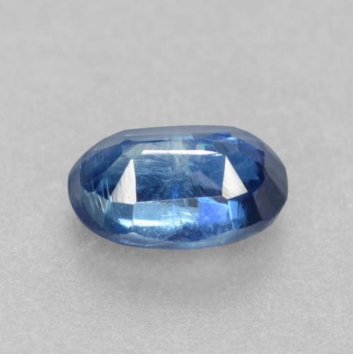 Disthène Bleu marine léger naturelle Coupe ovale, 0.58 ct, SI